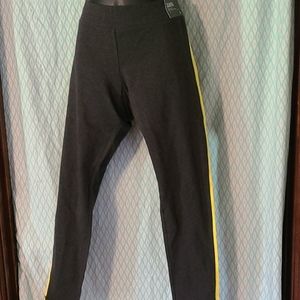 Grey and yellow leggings